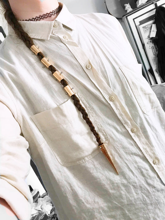 Short Hair Cuffs! Single bar cuffs for braids or locs in brass, stainless steel, bronze, or black steel