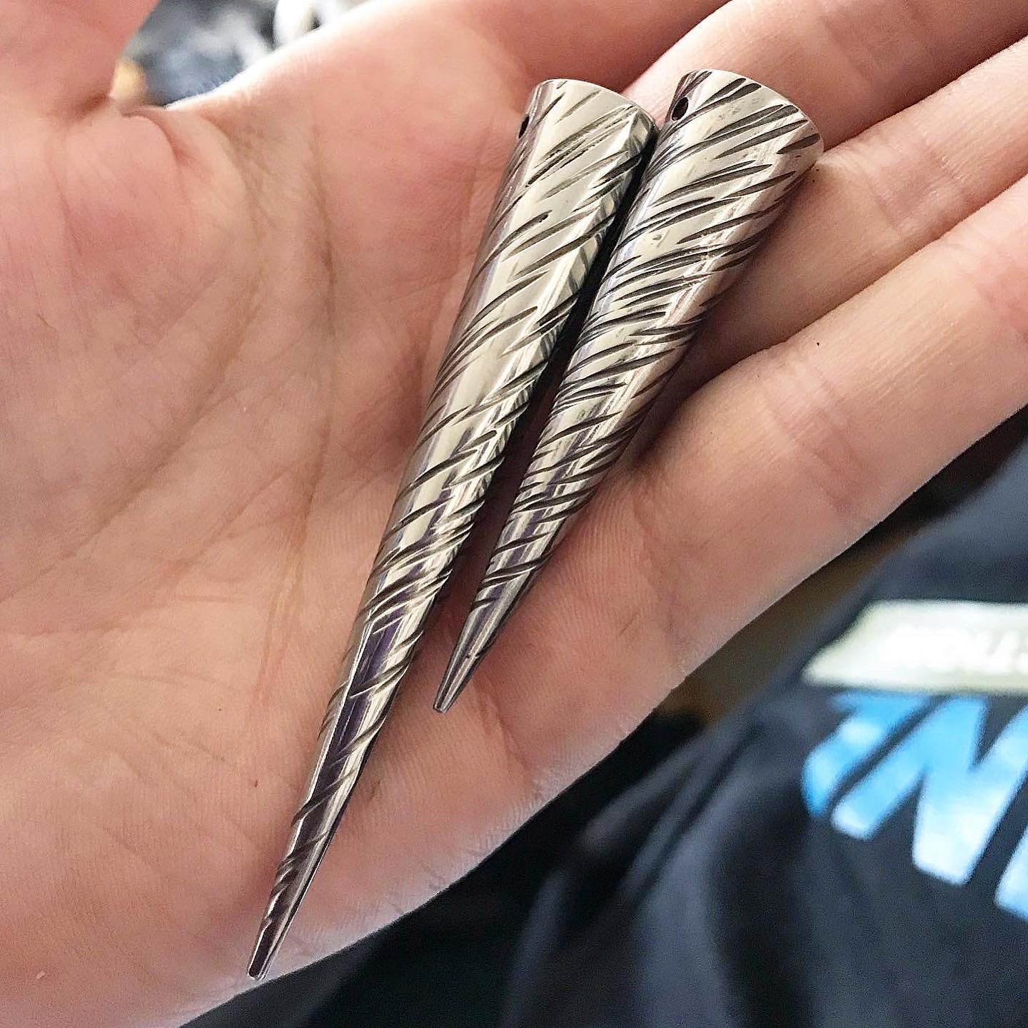 STAINLESS STEEL hair spikes! Braid/ loc jewellery