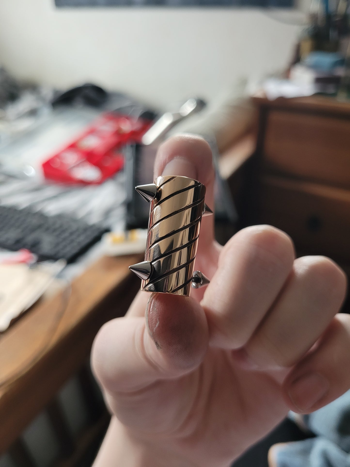Three Bar Hair Cuff! Single cuff with three bars, aka the "dagger-dagger-dagger" cuff