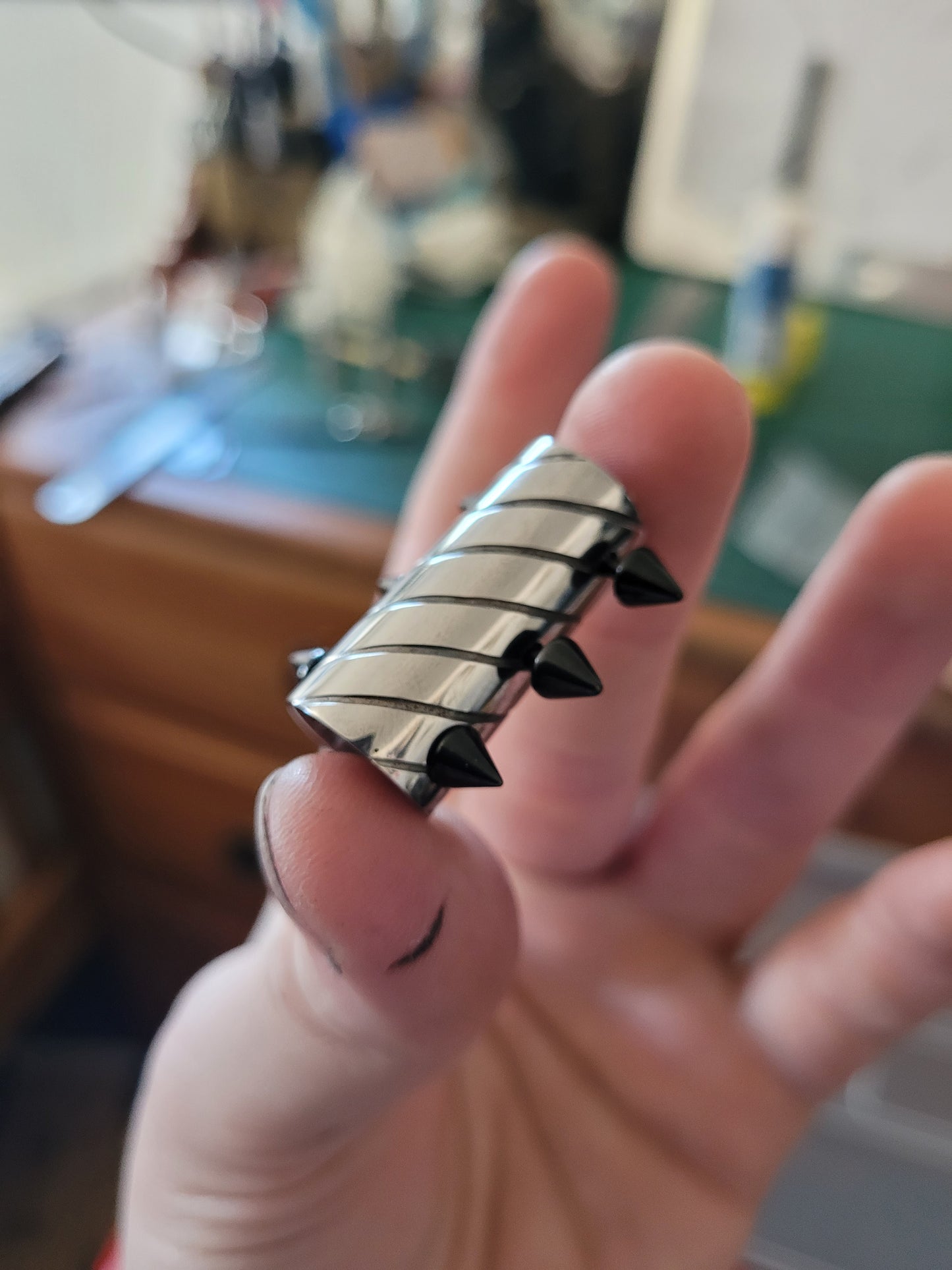 Three Bar Hair Cuff! Single cuff with three bars, aka the "dagger-dagger-dagger" cuff