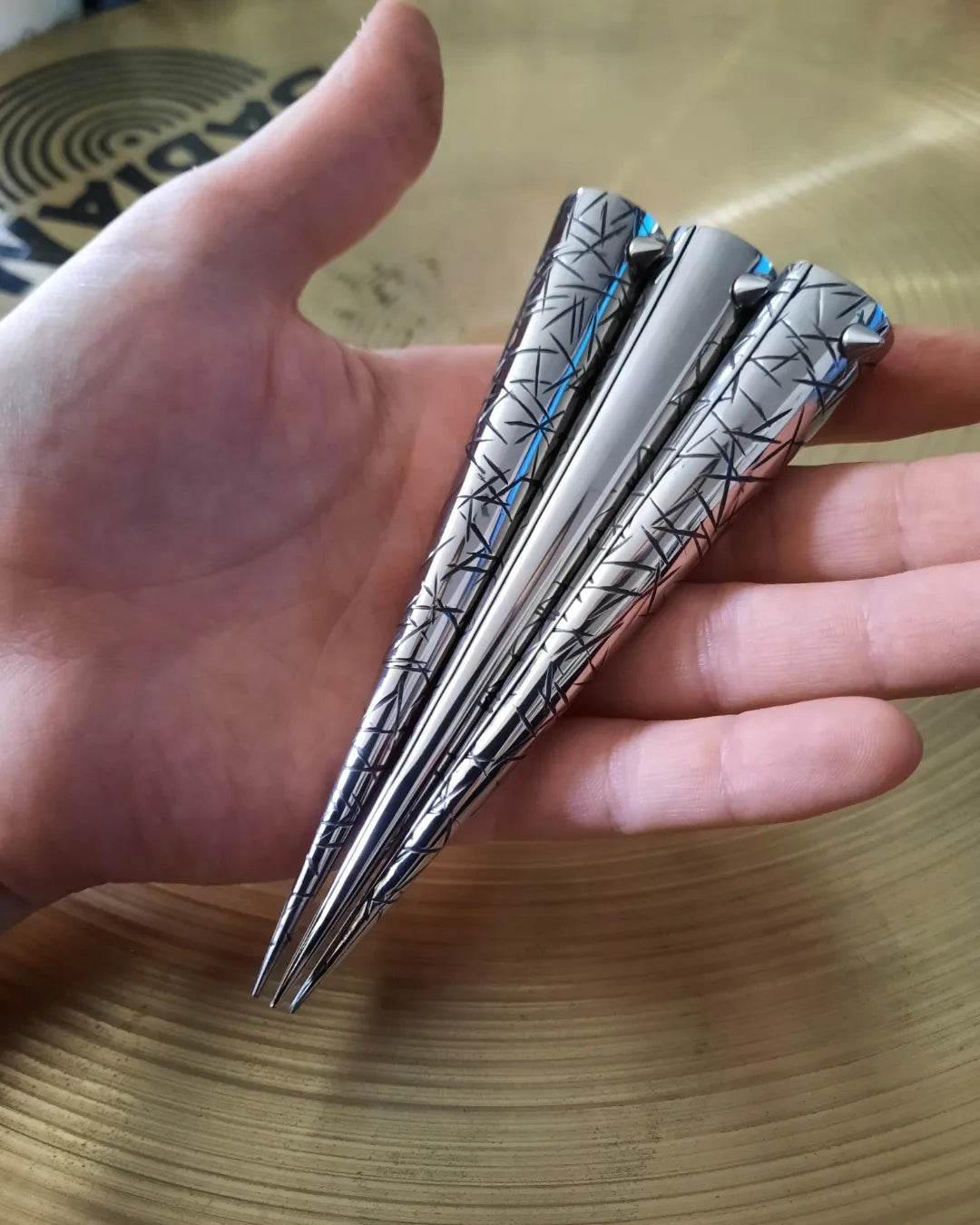 STAINLESS STEEL hair spikes! Braid/ loc jewellery