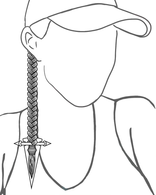 Bullet Spikes! Altered bullet or crystal bullet dreadlock beads. Upcycled ammunition jewelry