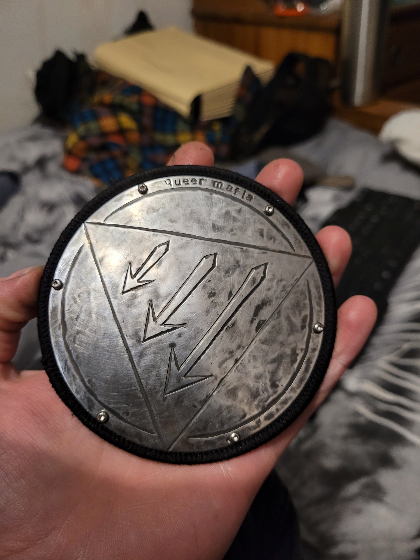 Metal Clothes Patches! Custom patch with metal plates for denim jacket, battle jacket, patch jacket