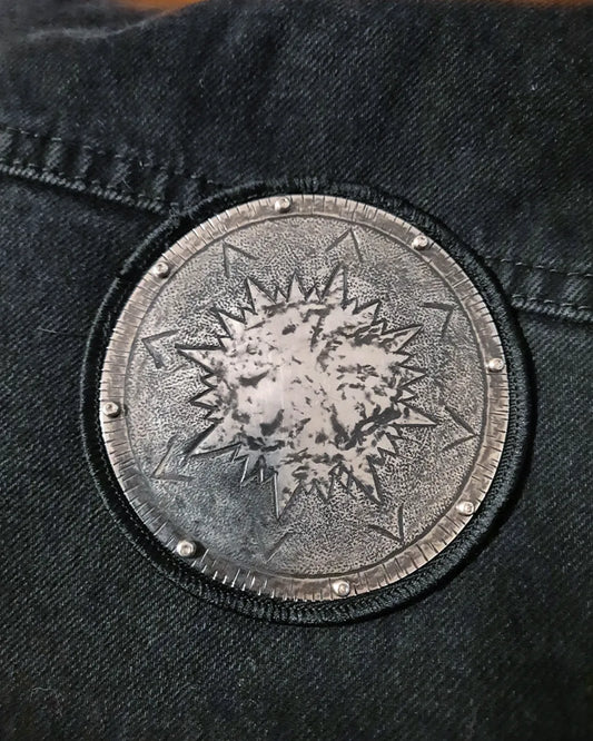 Metal Clothes Patches! Custom patch with metal plates for denim jacket, battle jacket, patch jacket