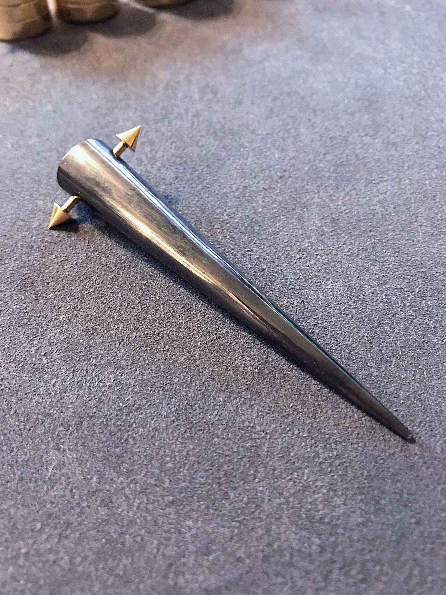 Black Steel Hair Spike!