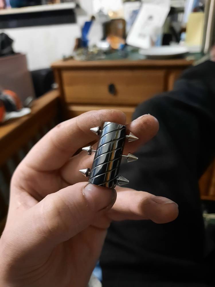 Three Bar Hair Cuff! Single cuff with three bars, aka the "dagger-dagger-dagger" cuff