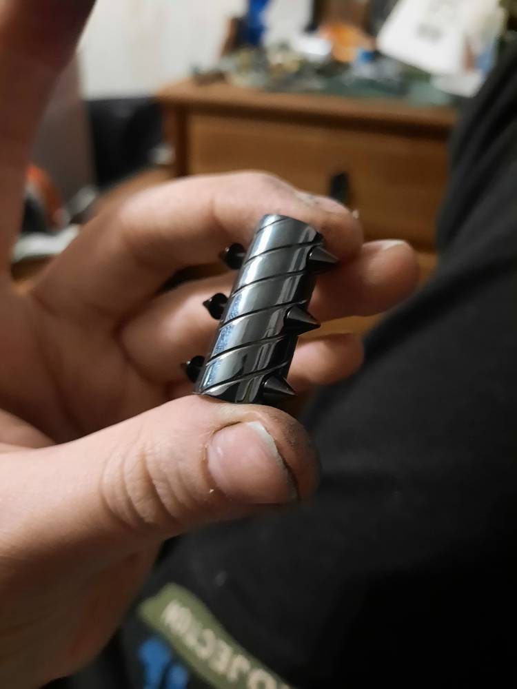 Three Bar Hair Cuff! Single cuff with three bars, aka the "dagger-dagger-dagger" cuff