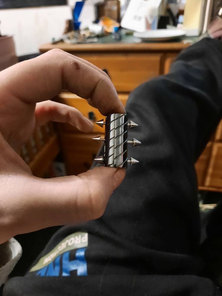 Three Bar Hair Cuff! Single cuff with three bars, aka the "dagger-dagger-dagger" cuff