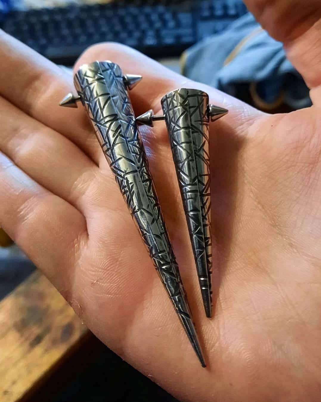 STAINLESS STEEL hair spikes! Braid/ loc jewellery