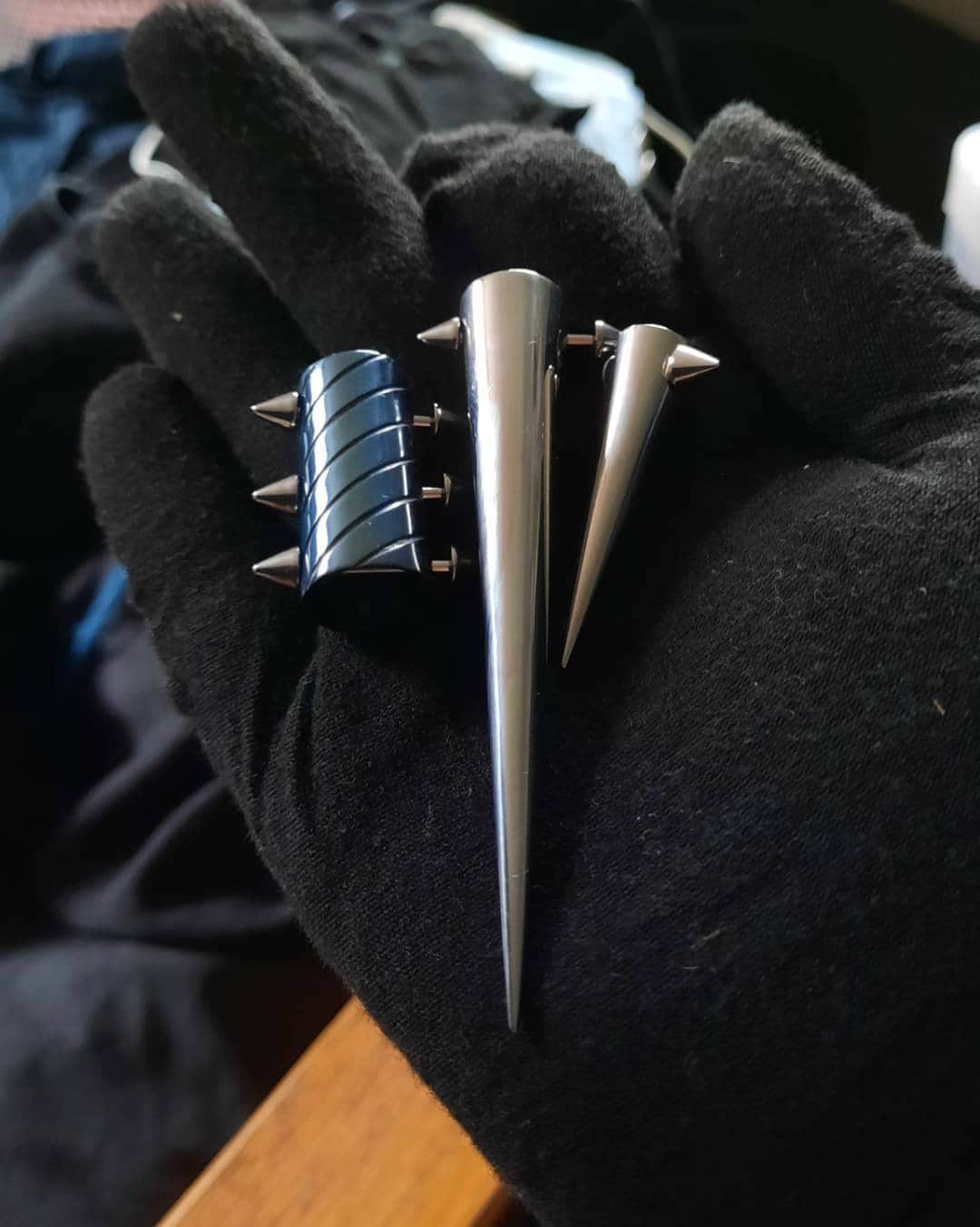 Three Bar Hair Cuff! Single cuff with three bars, aka the "dagger-dagger-dagger" cuff
