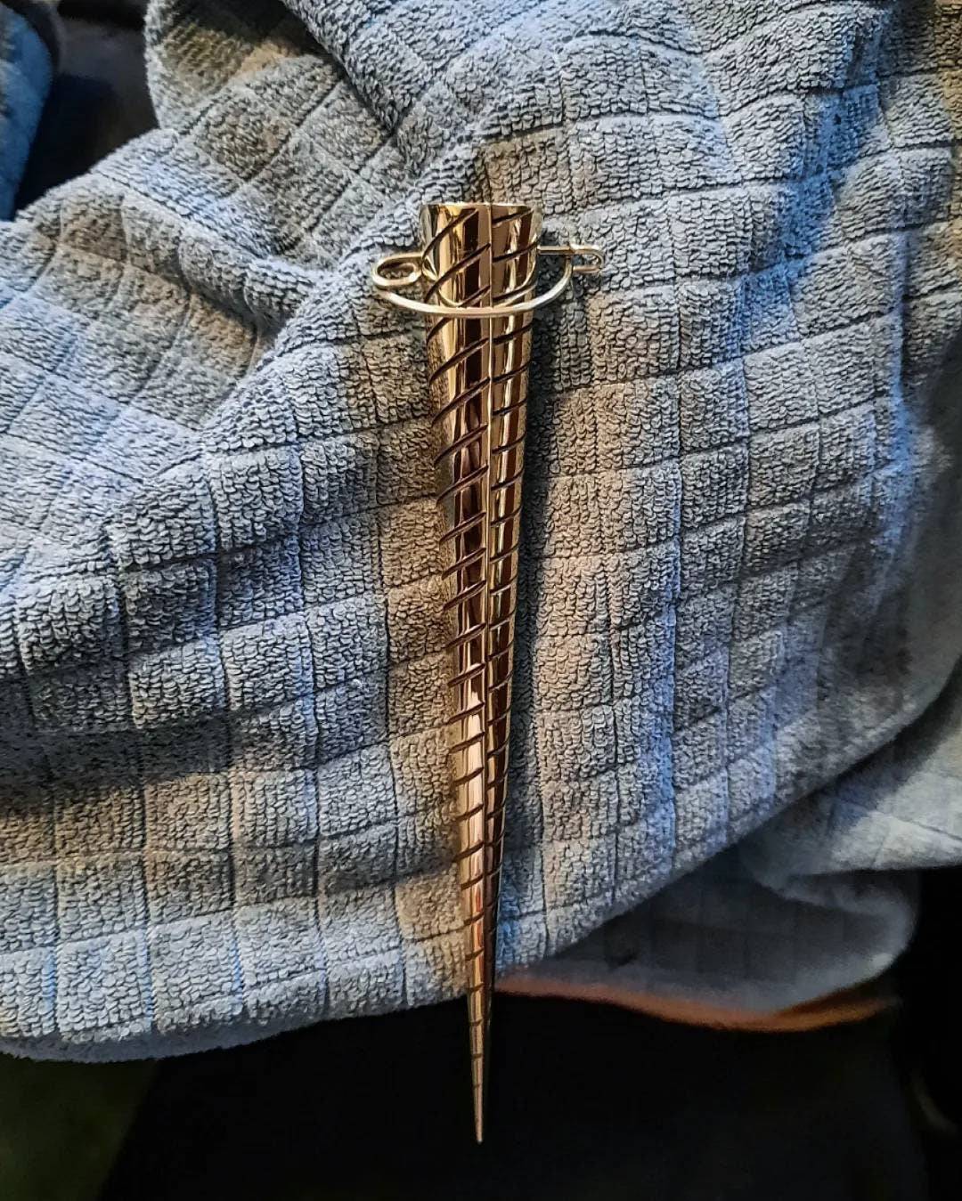 Hair spike! Extra long hair spike for wearing on braids, locs, or to use as a hair pin