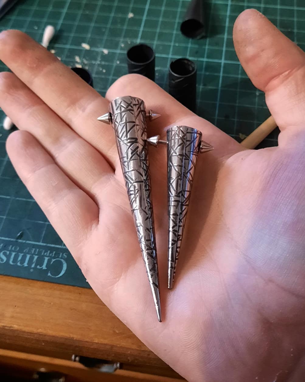 TITANIUM HAIR SPIKES! Super light hair spikes. Titanium hair jewelry, modern viking jewelry, festival fashion, titanium jewellery, witch