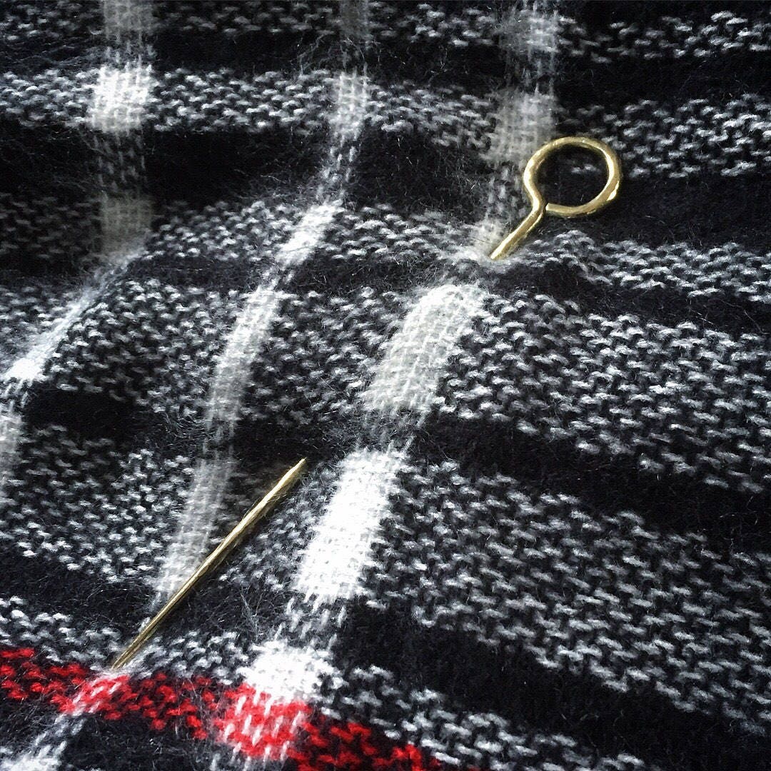 Individual brass handcrafted shawl pin, textured shawl pin, cloak pin, womens gifts, kilt pin, scarf ring, winter fashion, blanket scarf pin